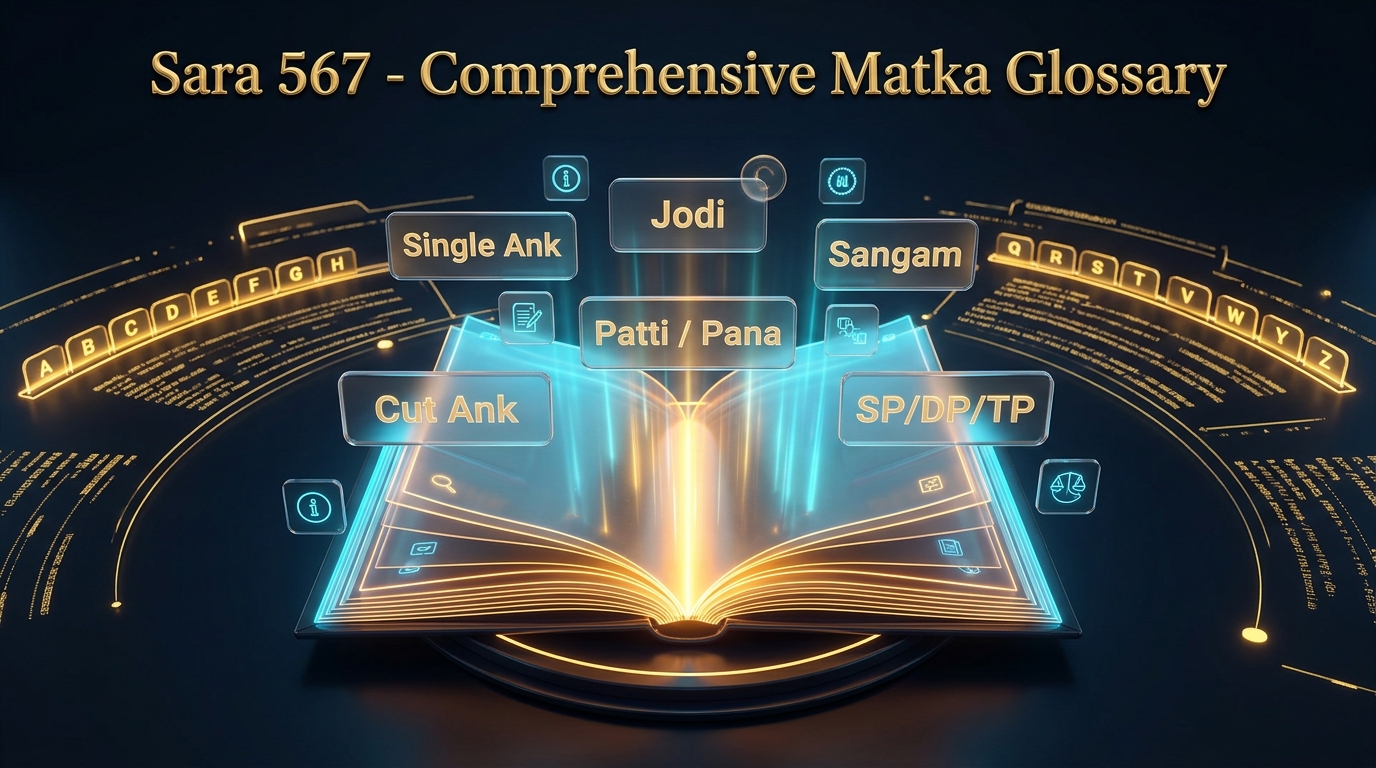 Comprehensive Matka Glossary & Terminology on Sara 567
