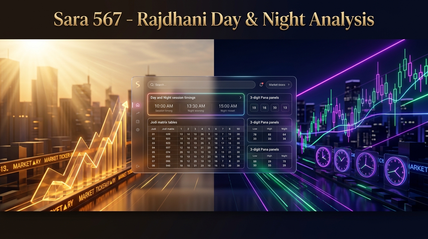 Rajdhani Matka: Day & Night Market Analysis on Sara 567