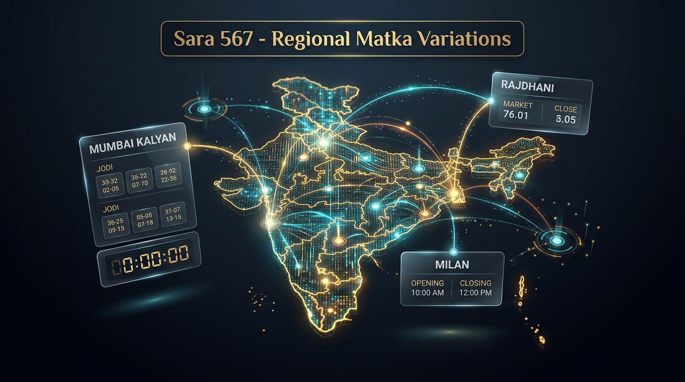 Regional Variations of Satta Matka Across India on Sara 567
